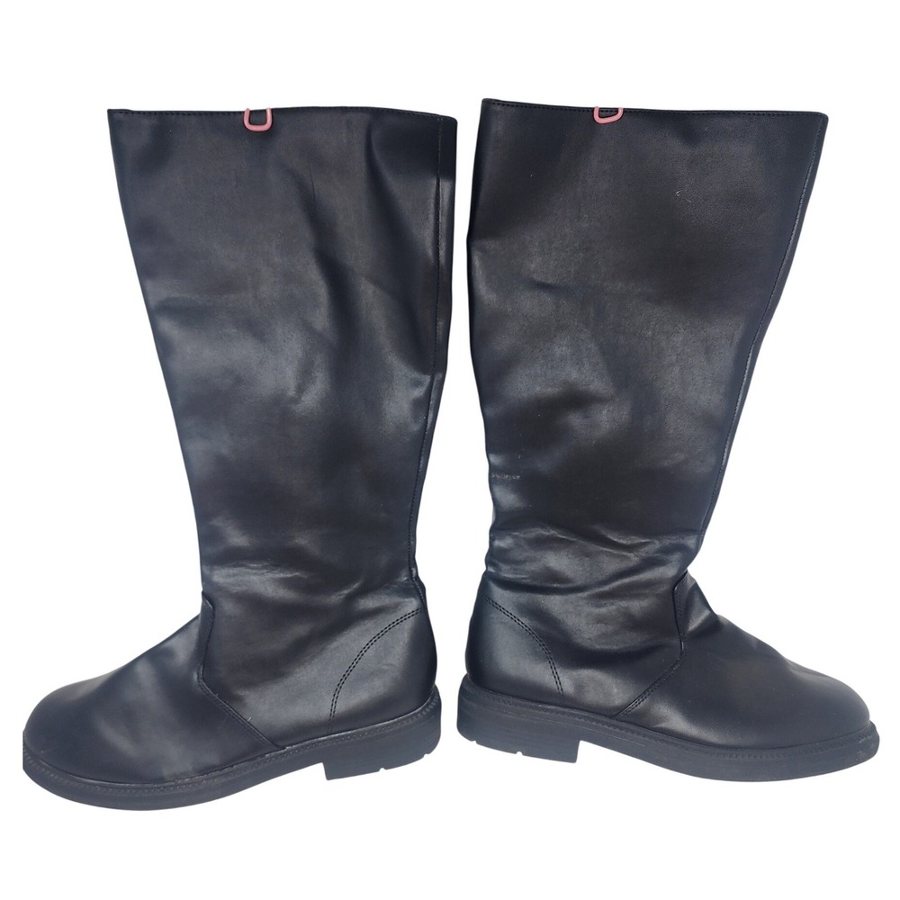 Funtasma Captain 100 Black Knee High Flat Boots Womens Cosplay Costume Size 10